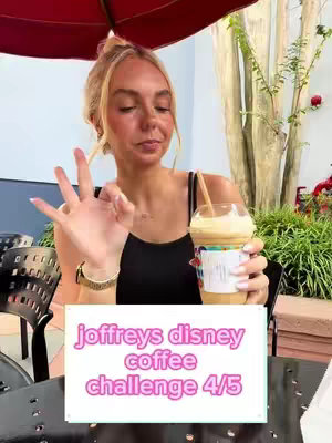 A young woman is holding a cup of coffee, giving an 'okay' gesture with her hand. There is a box in the bottom of the cover image with text.