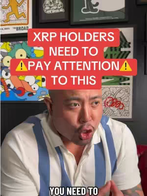 A man with a surprised expression is the main focus of the cover image. He's wearing a white collared shirt with blue vertical stripes. Behind him are what appears to be framed artwork, and a red sofa is visible in the lower right corner out of focus. The overlaying text is in a bold, white font on solid red and yellow panels, emphasizing the video's central message. The lighting is ample.