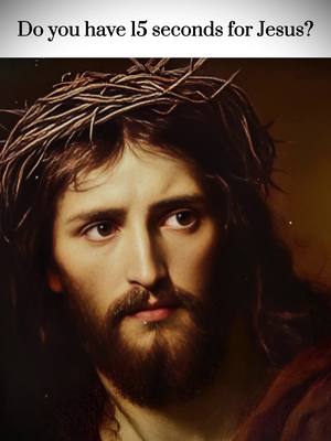 The cover image displays a close-up portrait of Jesus with a thoughtful expression. He has long, dark hair, a beard, and a crown of thorns. The background has a subtle gradient of warm colors.