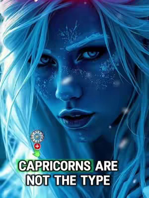 An AI-generated portrait of a woman with long blue hair and blue skin, adorned with sparkling accents. She gazes intently at the viewer, framed by a textured blue background and the overlay text.