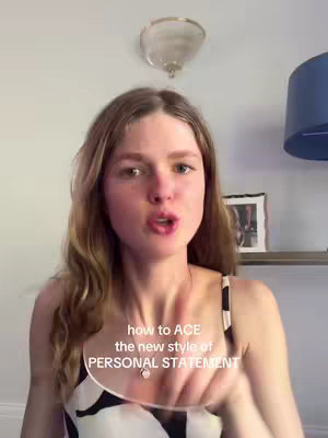 A person with long, wavy brown hair is centered in the frame, with a neutral expression. The person is wearing patterned top. The background shows a room with light-colored walls, decorative wall lighting, and a shelf with a framed photo and other decor. Text overlays the lower part of the image, using a bold, white font to convey the video's topic.