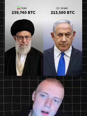 The cover image is a split view with two panels at the top and a selfie video at the bottom. The top panels feature images of two political figures and related text. The selfie video at the bottom is the creator speaking to the camera. 
