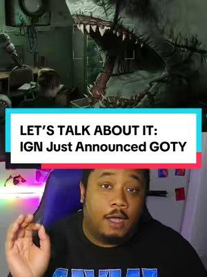 The cover image shows a split-screen. The top half displays a detailed, slightly blurred image of a shark's mouth filled with teeth, appearing to be in an examination room setting with medical tools. Below, the creator, a man with dark skin, is filming. He is wearing a black t-shirt and gesturing with his hands while talking. A colored rectangle provides space for the title