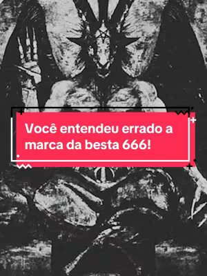 A grayscale graphic depicts a complex, demonic figure with horns, a goatee, and spread bat-like wings. Below the figure, a red banner with white text announces the video's hook.
