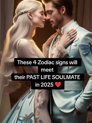 The image features a couple embracing. The woman on the left wears a white gown with decorative floral elements, while the man on the right dons a light blue suit. The text overlay is placed centrally to the image on a black rectangle.