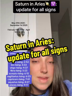 The cover image features a woman in front of what appears to be an interior setting, maybe a door, with a yellow highlighted text overlay related to astrology in front of the image of the woman.
