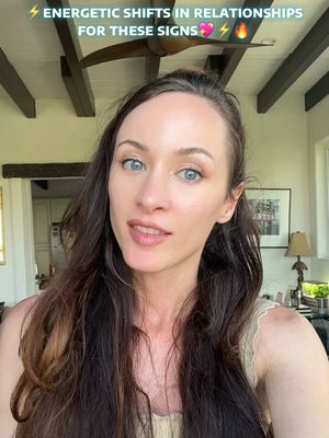 The cover photo shows a light-skinned woman with long brown hair in front of an indoor background. She has blue eyes and is looking slightly to the side with a soft smile. Text indicating the video's focus is displayed in the top left corner.