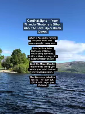A vertical video cover image shows a scenic waterfront view under a blue sky. Text overlays are added to the image, with layers of information. The scene includes water, land with trees, and a clear sky, creating a calm and informative visual.