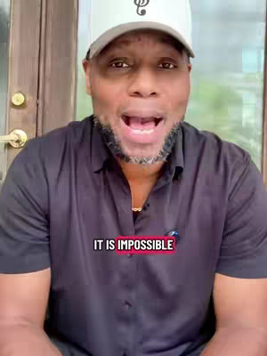 A man with a hat and a black shirt is talking. Text overlayed says, "IT IS IMPOSSIBLE."