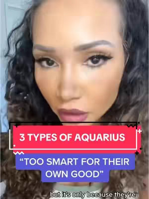 The cover image is a selfie-style shot of a woman. The top section of the image features the woman's face, including her eyes and hair. The text overlay elements are in a red rectangle with white text. The bottom section has the title and quote about the zodiac signs which partially obscures her body and the background.