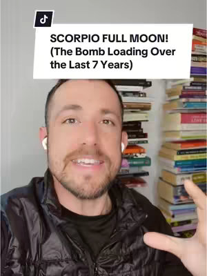 The cover image shows a man in front of a stack of books.  He appears to be recording a video using earbuds. His upper body is visible, with a text overlay as a title.