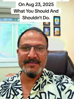 A selfie-style image featuring a man with glasses, a beard, and a patterned shirt against a backdrop of a room. Text overlays provide context.