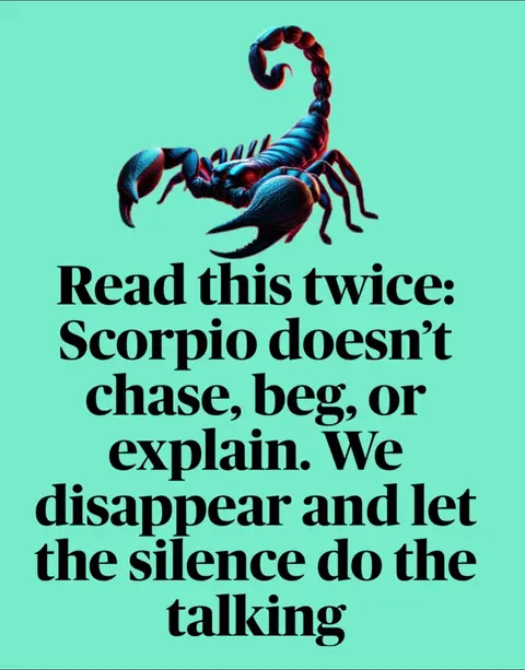 The cover image is a teal background with a stylized illustration of a scorpion in black and red. Above a large-font text overlay.