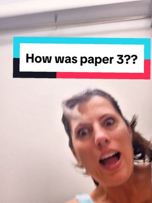 A woman is looking at the camera with a surprised expression, and text overlayed on top of the scene on the video.