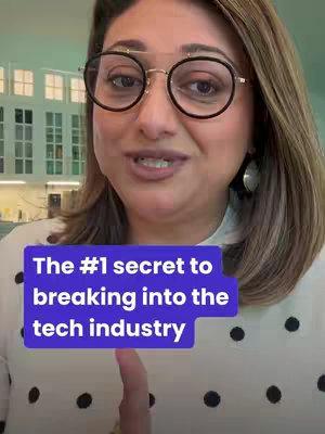 The cover image features a woman with glasses, speaking directly to the camera. A text overlay with the video title is present in the lower-middle part of the image.