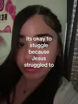 A selfie-style cover image featuring a young woman with long, dark hair. The text overlay is in the center, and she is in the center of the frame.