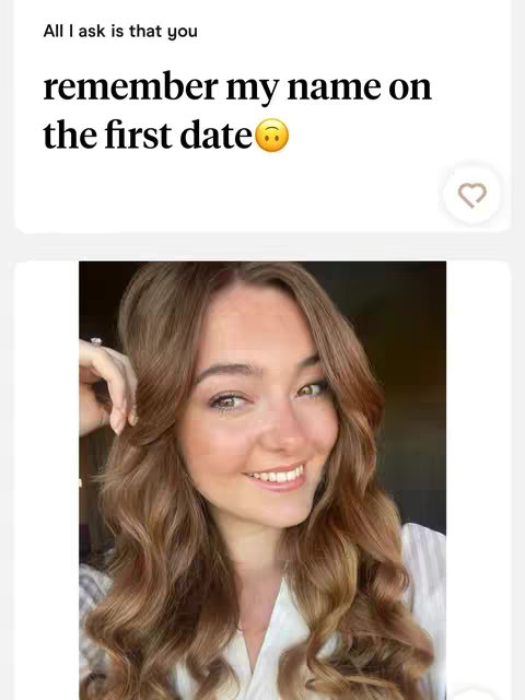 The cover image is divided into two sections. The top section has a light background with black text. The bottom section features a photo of a woman with long, wavy brown hair, smiling at the camera. She is wearing a white shirt. The background is blurred, suggesting depth.