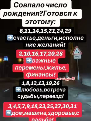 The cover image features a vertical layout with text overlay on a blurred background of what seems to be an outdoor setting. The text, in a casual, handwritten font, is divided into sections with bullet points highlighting astrological predictions based on birth dates. The color palette includes white, shades of red, and black, ensuring text legibility against the blurred background. The overall composition conveys information relating to astrology, horoscopes, and predictions.