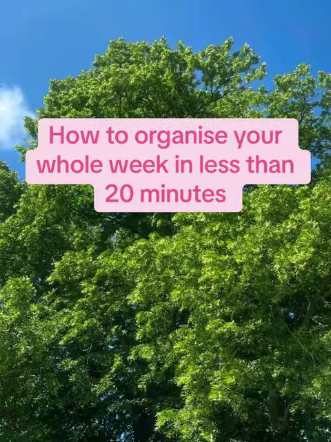 The image shows a natural scene with a tree and clear blue sky. A light pink rectangular box is overlaid with the text.