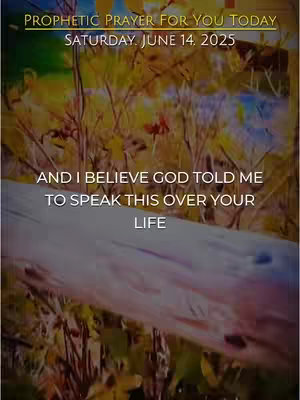 The image features a natural outdoor setting with a blurred background of green and yellow foliage. Overlaid on this is text in a stylized white font, along with a visible out-of-focus element in the bottom middle of the image that appears to be a tree trunk.