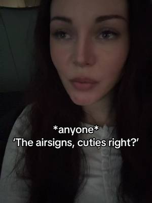 A selfie-style shot featuring a woman. The woman has dark hair and is looking to the side with a slight expression. Text overlays highlight her video's topic.