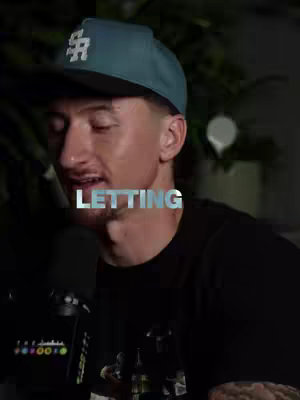 A cover image featuring a man wearing a teal cap and black shirt, speaking into a microphone. The word 'LETTING' is overlaid on the image in a stylized, possibly digitally-altered font.