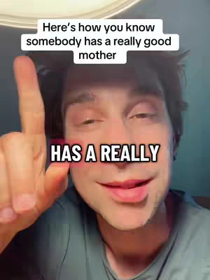 A selfie-style shot featuring a fair-skinned man pointing his index finger upward. He's in the foreground with a green-grey shirt, and overlaid text boxes declare "Here's how you know" at the top and "HAS A REALLY" directly beneath. The background is out of focus but suggests a room corner.