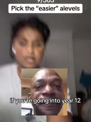 The cover image features a blurred close-up of a person wearing a white shirt and earphones. A smaller image of a person crying is inset in the lower center. Text overlays at the top and bottom.