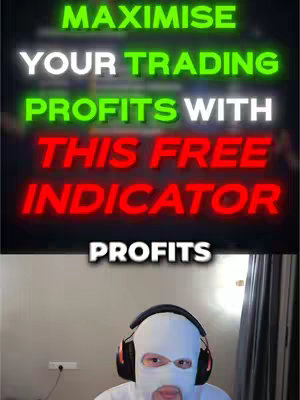 The cover image is a split screen layout. The top half features a blurred background with bright text overlays. The bottom half shows a person wearing a white balaclava, headphones and looking at the camera. The text overlays are in the green and red colors with a white outline.