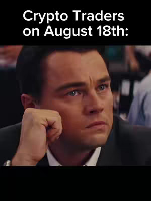 The cover image is a still from the film “The Wolf of Wall Street” featuring Leonardo DiCaprio. He is shown in close-up from the shoulders up, staring pensively toward the right with his hand supporting his chin. Above his head, centered, reads the overlaid text