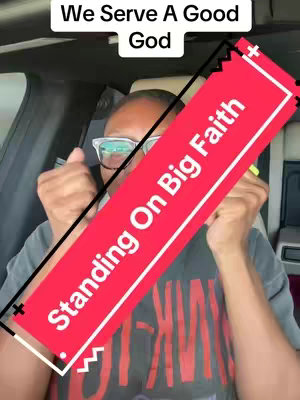 A person in a car giving a thumbs up, with text overlays.
