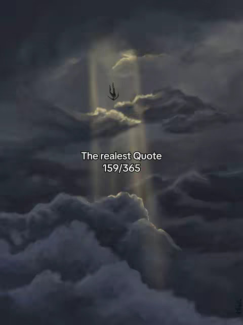 An artistic image of a dark, cloudy sky with a single figure falling downwards amidst beams of light. The image has a somber color palette and conveys a sense of melancholy. Text overlays the image with a quote and date of the year.