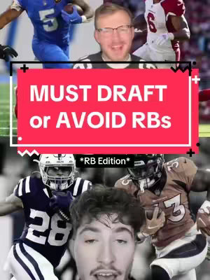 The cover image features a split composition with the creator's face at the bottom, multiple football players in the top half, and a red banner with white text in the middle.
