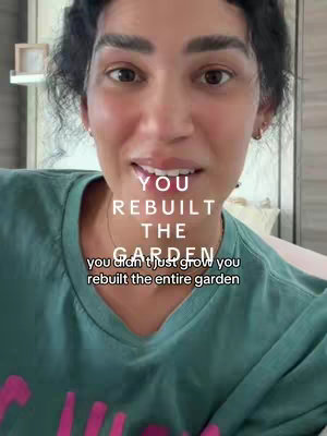 A woman with dark curly hair and olive skin looks directly at the camera. The text overlay, in a bold white font, is centered on the screen. The woman is wearing a teal crew-neck shirt, and the background appears to be a light-colored room, and the lighting is soft and natural.