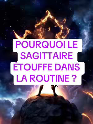 The cover image features a cosmic background of swirling blues and oranges with text overlaid in a white rectangle. A human figure stands on a rocky formation. Above the figure and the text, flames cascade in a visually dynamic display.