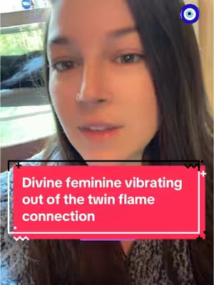 A selfie-style video cover image featuring a woman with long dark hair, looking slightly upwards and angled towards the left. It is in a vertical format, with a red rectangular text overlay near the bottom, containing white text. The background gives a glimpse of a room with a window.