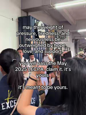 The image shows a group of people, seen from a slightly low angle, primarily focused on the backs of their heads and shoulders. Overlaid on the image in a simple white font is a text overlay. The text expresses sentiments of hope and encouragement. The background is blurry, but appears to be an indoor space, possibly a hallway or waiting area. The overall composition is a vertical shot, giving a sense of depth.