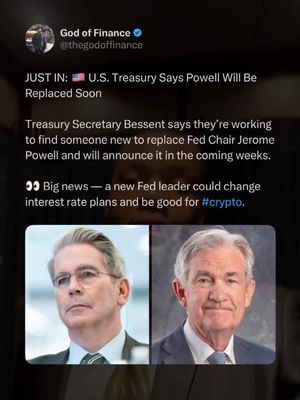 The cover image is a screenshot of a Twitter post with a dark background. It includes the profile information, a news headlines, and brief news information from the account God of Finance. The lower part of this picture includes the pictures of two men.