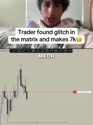 The image shows a young man speaking to the camera while a chart representing financial data is displayed behind him. Text overlays inform viewers about the content.