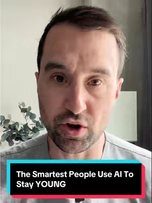A man with short brown hair and a light grey t-shirt is centered in the frame. The background is softly blurred, which appears to be a room with neutral-toned walls, a window, and light from the window. A black bar at the bottom displays the title phrase in a white font.