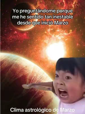 A meme image depicts a young girl with wide eyes and an open mouth, expressing surprise or shock. The background features a stylized depiction of a planet and a vibrant, otherworldly sky. Text overlays frame the image, creating a humorous context.