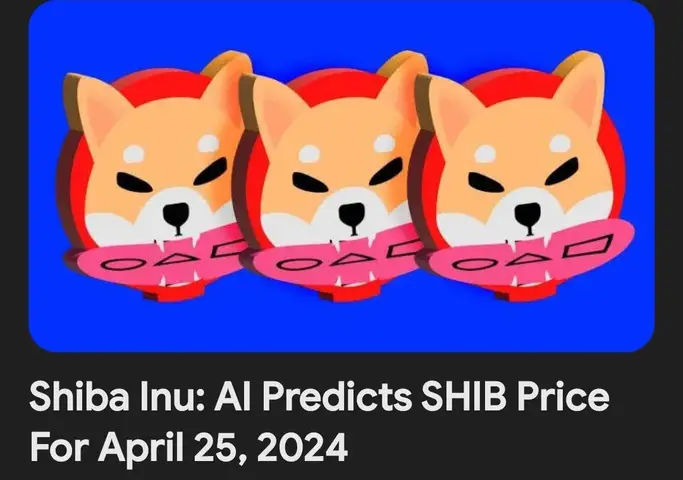 The cover image features three animated Shiba Inu heads with a red-orange color palette against a vibrant blue background. Each dog has a playful expression. Below the dogs, there's text on a black background.