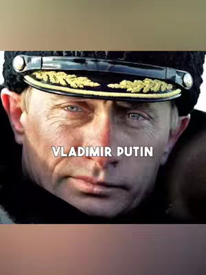 The cover image is a close-up shot of Vladimir Putin's face. The image is well-lit, showing detail of his facial features. The text overlay 'VLADIMIR PUTIN' is centrally positioned. The overall layout is simple, focusing on the subject's portrait and the text overlay.
