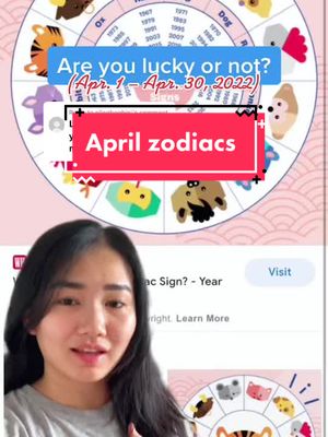 The cover image features a selfie with a smiling woman looking directly at the camera, positioned in front of a colorful circular chart visually tied to the Chinese zodiac. Overlaid on the chart are text hooks. The woman has dark hair and is wearing a gray top.
