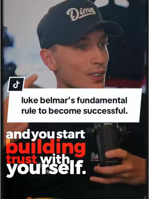 The cover image features a man in a black cap and shirt speaking into a microphone. Text overlays add messaging relating to his message and the rules of success.
