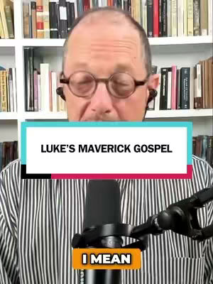 The cover image features an older man with glasses and a microphone. He is positioned in front of a bookshelf filled with books, suggesting a scholarly or educational setting. The overall composition appears to be a recording or video setup, likely for a podcast or lecture.