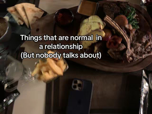 The cover image shows a table setting with a wooden platter of food, including steak, vegetables, fries, and sauces. There is also a phone, silverware, and possibly some appetizers.