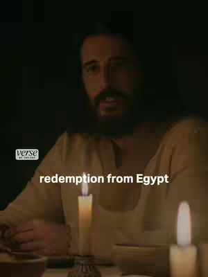 The image features a man with a beard and long hair, illuminated by candlelight, giving a sermon-like look. Text overlay appears on the image providing context.
