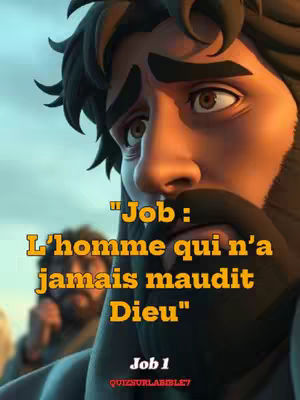 The cover image is a digitally rendered scene depicting a man with a somber expression. The man is facing towards the viewer, with a three-quarter view of his face. He has a dark beard and short, dark hair. The background is blurred, suggesting depth, with subtle variations in color. Overlayed on the image is text in yellow and white fonts, which is the hook for the video.