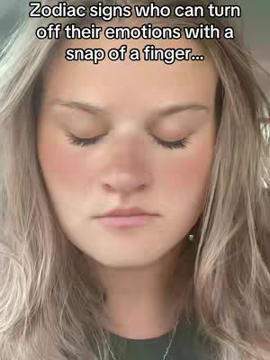 A close-up shot of a person with long, light-colored hair, slightly out of focus, set against a blurred background. Overlayed text indicates the video's theme.